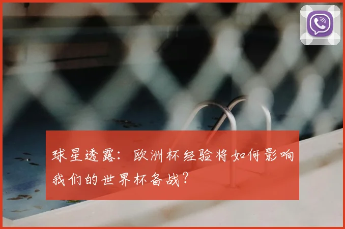 球星透露:欧洲杯经验将如何影响我们的世界杯备战?